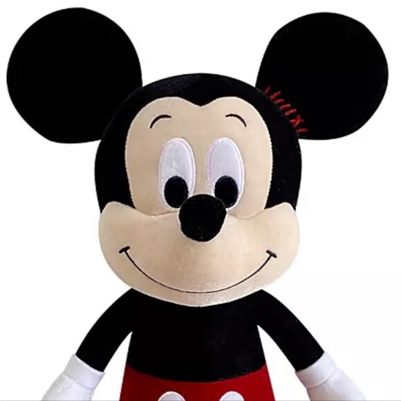 Disney Once Upon A Christmas DVD Tin & Large 18" Velvet Mickey Plush Gift Set - Picture 2 of 13